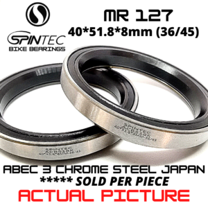 MR127 Bicycle Bearing 40*51.8*8mm (36/45) – Japan Chrome Steel Rubber Sealed Bike Headset Bearing