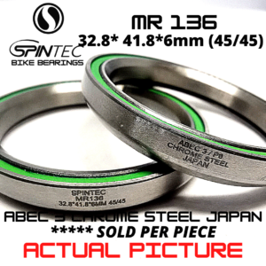 MR136 Bicycle Bearing 32.8* 41.8*6mm (45/45) – Japan Chrome Steel Rubber Sealed Bike Headset Bearing