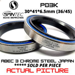 P03K Bicycle Bearing 30.15*41*6.5mm (36/45) – Japan Chrome Steel Rubber Sealed Bike Headset Bearing